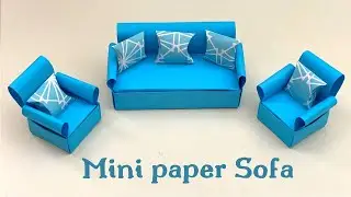 How To Make A Paper Sofa | Origami Sofa | Easy Paper Sofa Craft | DIY Sofa | Shayan Art And Craft