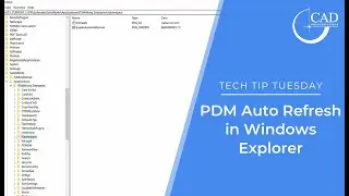 Tech Tip: PDM Auto Refresh in Windows Explorer