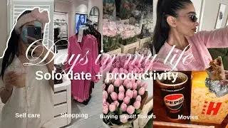 October vlog ☀️  | Solo date, baking, romanticizing life, productivity & getting work done