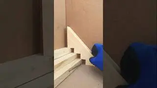 No Filler, No Force Just Clean Stair Skirting #woodwork #shorts
