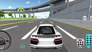 New White Audi R7 for Parking - 3d Driving Class android game play || Car Game #gameplay #cargame