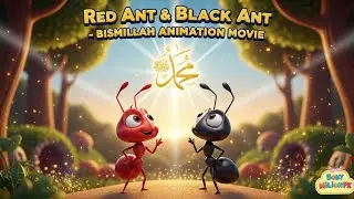 Red Ant Vs Black  Ant Islamic Bismillah animation Movie moral videos  #animation #shortmovie 