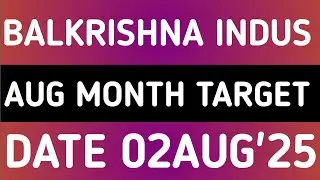 BALKRISHNA INDUSTRIES STOCK LATEST NEWS 2AUG'25/BALKRISHNA INDUSTRIES SHARE LATEST NEWS WITH TARGET
