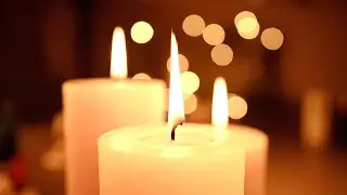 ♫ Candle Light with Piano Relaxing Music Sleep Music, Study Music, Meditation Music