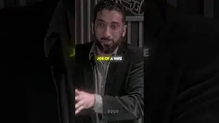 Wife Role In Islam - Nouman Ali Khan #islam #muslim #fyp