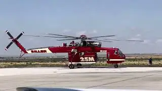 KCPR Siller CH-54A taxi out and left off