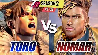 Tekken 8 High Level Matches | TORO (Devil Jin) vs NOMAR (Eddy)