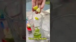Mint Mojito recipe #shorts #food #cooking #indianasmrworld #mintmojito #mintmojitoasmr #summerdrink