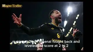 Arsenal vs Manchester United 2-3 Highlights | Epic Comeback at Emirates | Premier League