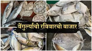 वेंगुर्ल्याचो रविवारचो बाजार - चला तर माझ्यासोबत  Vengurla fish market | Vengurla Vlogs