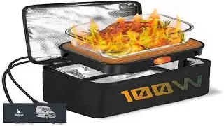 Portable Oven 100W Food Warmer 12V 24V 110V Electric Lunch Box Food Heater
