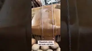 Giving chemical bath to remove rust & paintPartner: minute_of_dangle