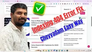 Google Search Console Lo Page Indexing 404 Error Fix Cheyyadam Easy Way | Digital Raw Academy