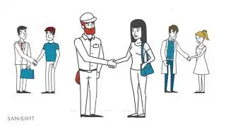 ReviewBuzz motion graphic by SaniSoft.agency