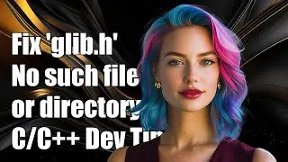 Fixing 'glib.h: No such file or directory' Error in C/C++ Development