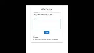 My First AI App | Hugging Face Q&A#ai