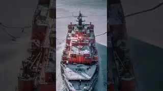 The World's Most Powerful Icebreakers 🧊 #russia #nuclear #ship #powerful #icebreakers  #travel #ice
