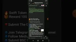 Swift Token Airdrop. #Airdrop #Spammer_Earning