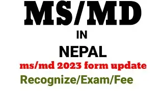 MS MD In Nepal 2023 | Medical PG in Nepal  | MS MD in Abroad 2023 | MS MD in Nepal Admission Proced