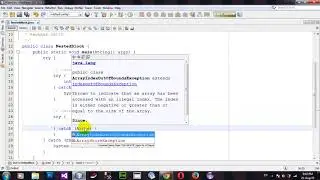 How to Use Nested try block in Java Netbeans