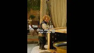 tyrion lannister drinks alcohol whenever he is under tension #gameofthrones #whatsappstatus #got