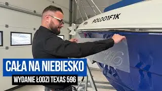 Texas 596 z silnikiem Honda BF 150 D LRU | Blue Moments - cała na niebiesko! Eskapader Płock