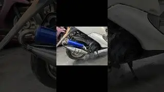 Нужен ли резонатор на скутер ? #shorts #tuning #hondadio #скутер #тюнинг #выхлоп #тикток