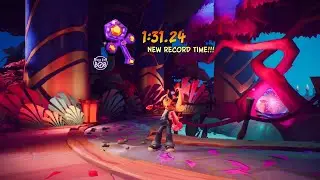 Crash Bandicoot 4 - 106% Walkthrough, Part 78: Draggin' On (Platinum Time Trial)