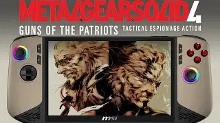 Metal Gear Solid 4 MSI Claw 8 AI+ PS3 Emulation RPCS3