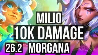 MILIO & Varus vs MORGANA & Caitlyn (SUP) | Good KDA: 2/1/34, 10K damage | EUW Master | 26.2
