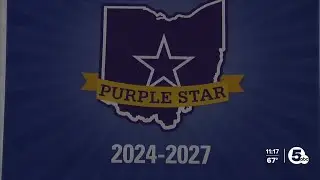 Maple Heights High School gets Purple Star Award