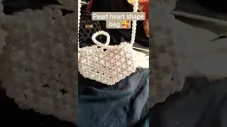 Amazing 😍heart shape pearl  bag