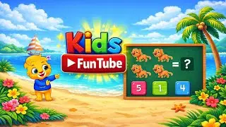 🐶 Count the Dogs 🐾 | Fun Math Puzzle for Kids | Kids FunTube