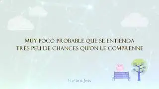 On ne vit qu'une fois - Sidoine (Sub español) [Paroles/Lyrics/Letra]