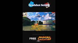 100% Headshot Settings Free Fire PC 🔥 Best Regedit 2025 #shorts