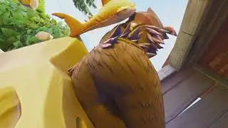 Fortnite Raven Team Leader Thicc (Rock Emote angle 2)