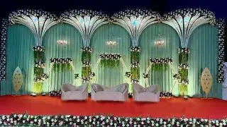 New Design Stage Decoration || Flower Decoration || Stage Decor