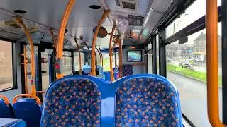 FULL THRASH | Stagecoach London ADL Enviro 400 10106 (LX12DBZ) | Rail Replacement