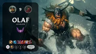 Olaf Jungle vs Graves - KR Master Patch 13.10