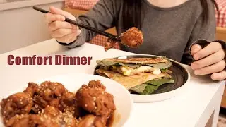 Simple Dinner After Work | Chicken Wings & Relaxing Vibes