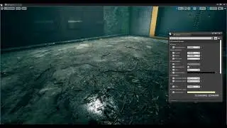 Procedural (Perlin noise) ground debris, leaves spawner shader Unreal Engine 4