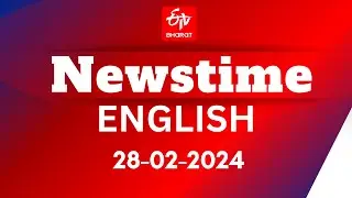 ETV Bharat Newstime 28-02-2024, Chinese Flag in ISRO ad | PM Modi on DMK | BCCI Central Contracts