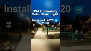 5.5 Years Later! USA Community Solar Street Light Project Review 🇺🇸 (2020-2026) #solarstreetlight
