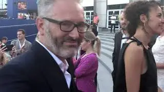 Hans Herbots and Marie Vinck on red carpet