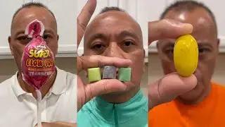 👂ASMR BUBBLE GUM CANDY 2024-2025 COMPILATION SHORT VIDEOS AND EATING SOUNDS👂