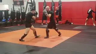 Kickboxing Sparring - boxing heavy #fitness #mma #boxing