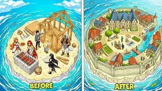 ISEKAI'D TO A 'DEATH ISLAND' WITH INFINITE MAGIC,  INVENTOR CREATING A PARADISE KINGDOM| MANGA RECAP