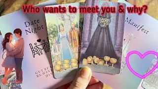 Who wants to meet you & why?💞 Hindi tarot card reading | Love tarot
