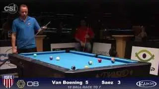 2015 USBTC 10-Ball: Shane Van Boening vs Robb Saez