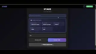 Stake-like web3 Game on Monad